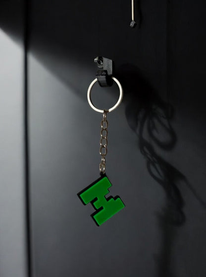  Minecraft Μπρελόκ - Συλλεκτικό Σετ Creeper &  Λογότυπο