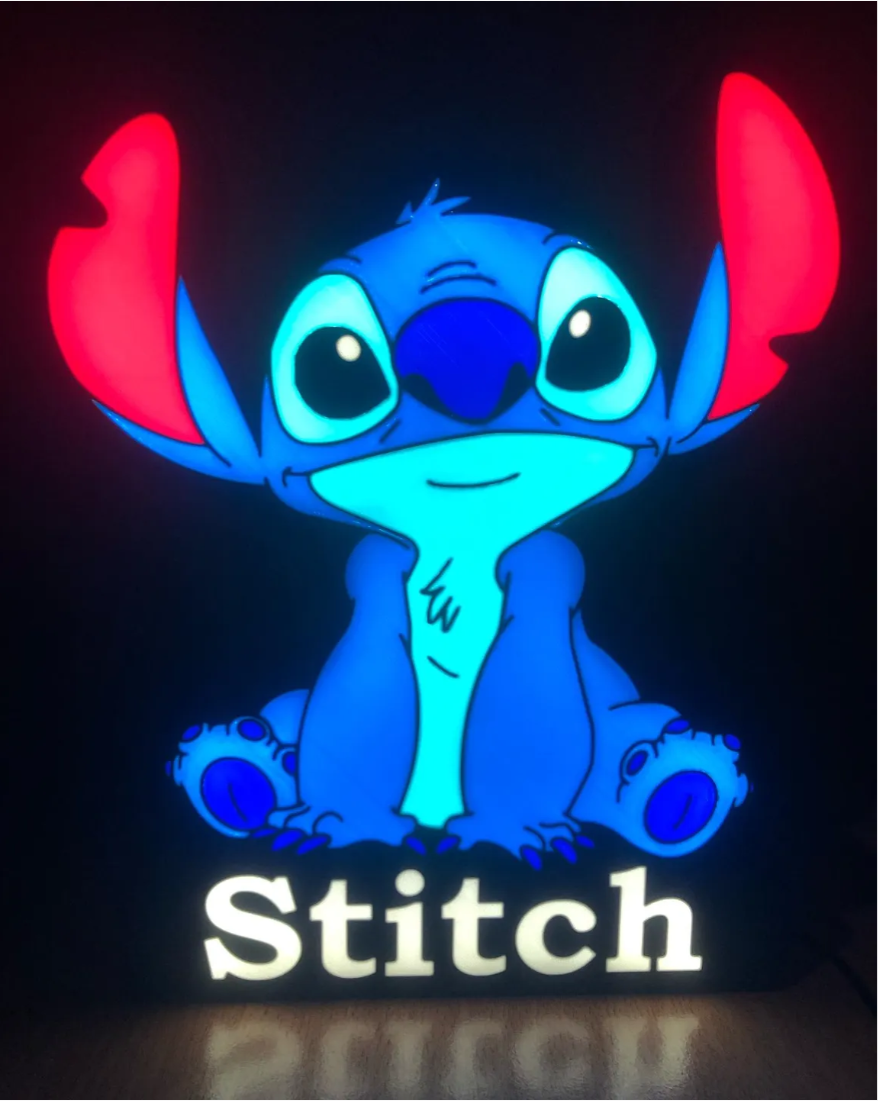 Λάμπα LED Stitch Disney - Διακοσμητικό Φωτιστικό Νυκτός