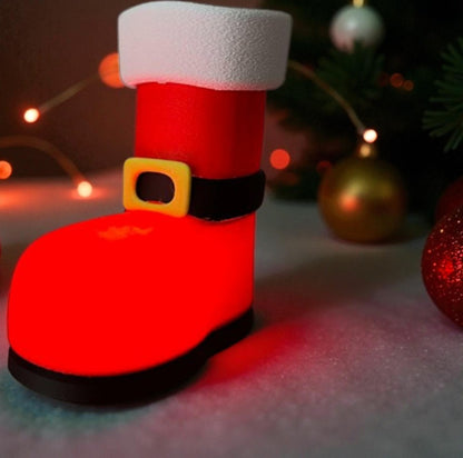 Φωτεινή Μπότα Άγιου Βασίλη | Christmas LED Table Decor