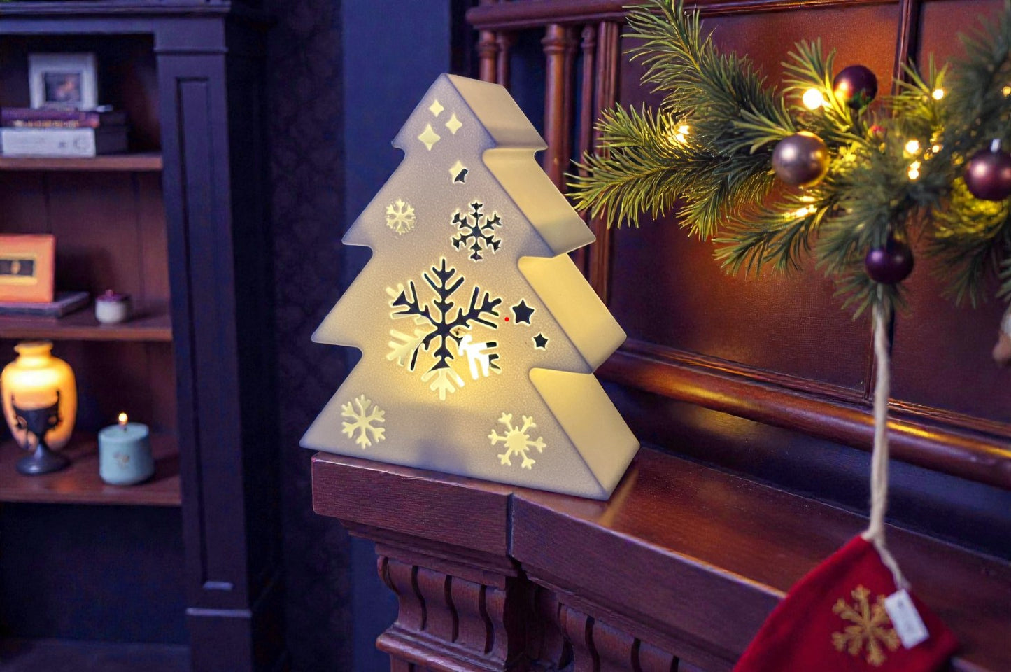 Χριστουγεννιάτικο Κηροπήγιο “Snowflake Tree” 