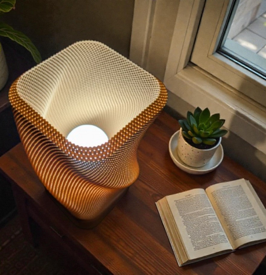 Helix Glow – Επιτραπέζιο Φωτιστικό Ζεστής Ατμόσφαιρας