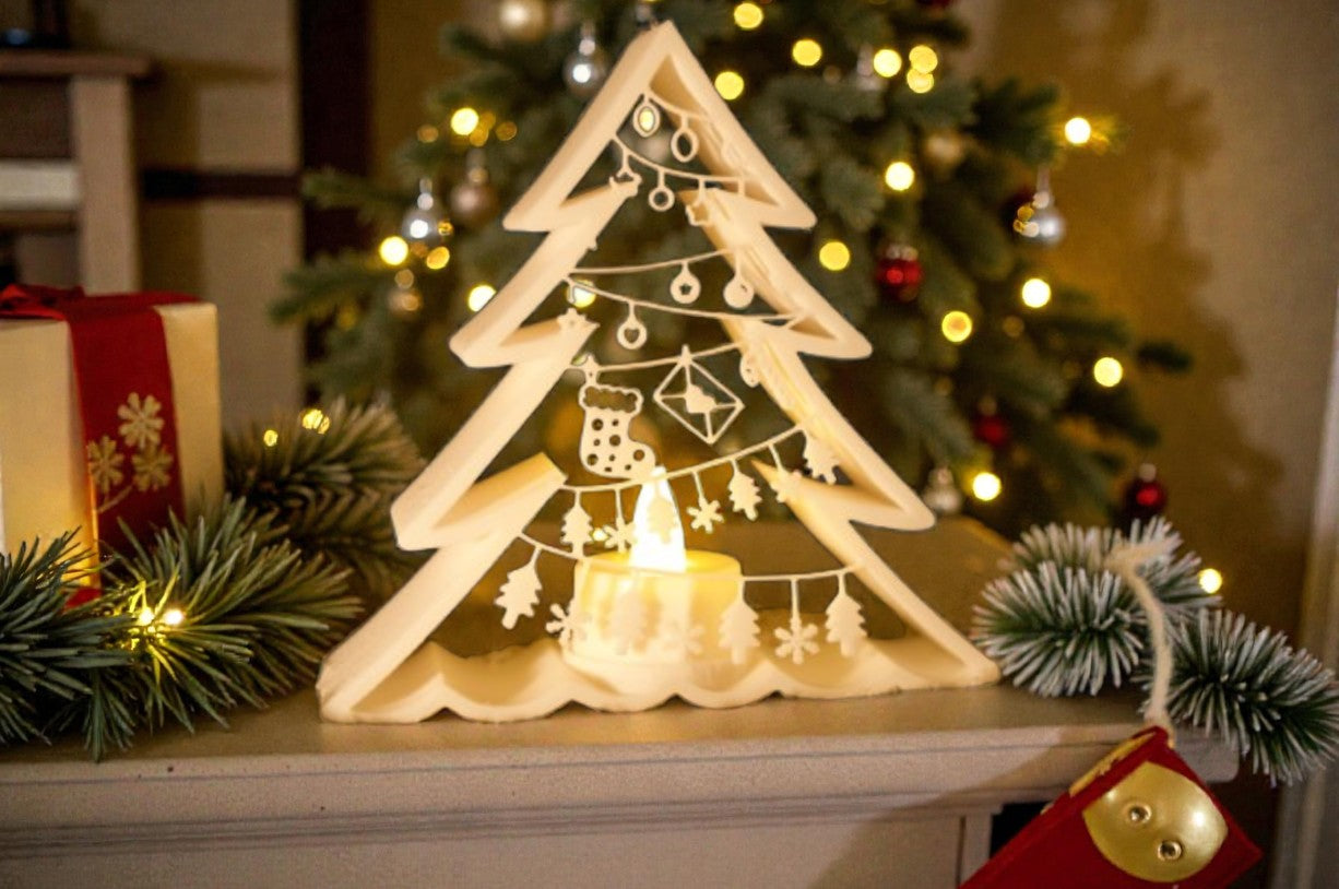 Χριστουγεννιάτικο Κηροπήγιο Δέντρο