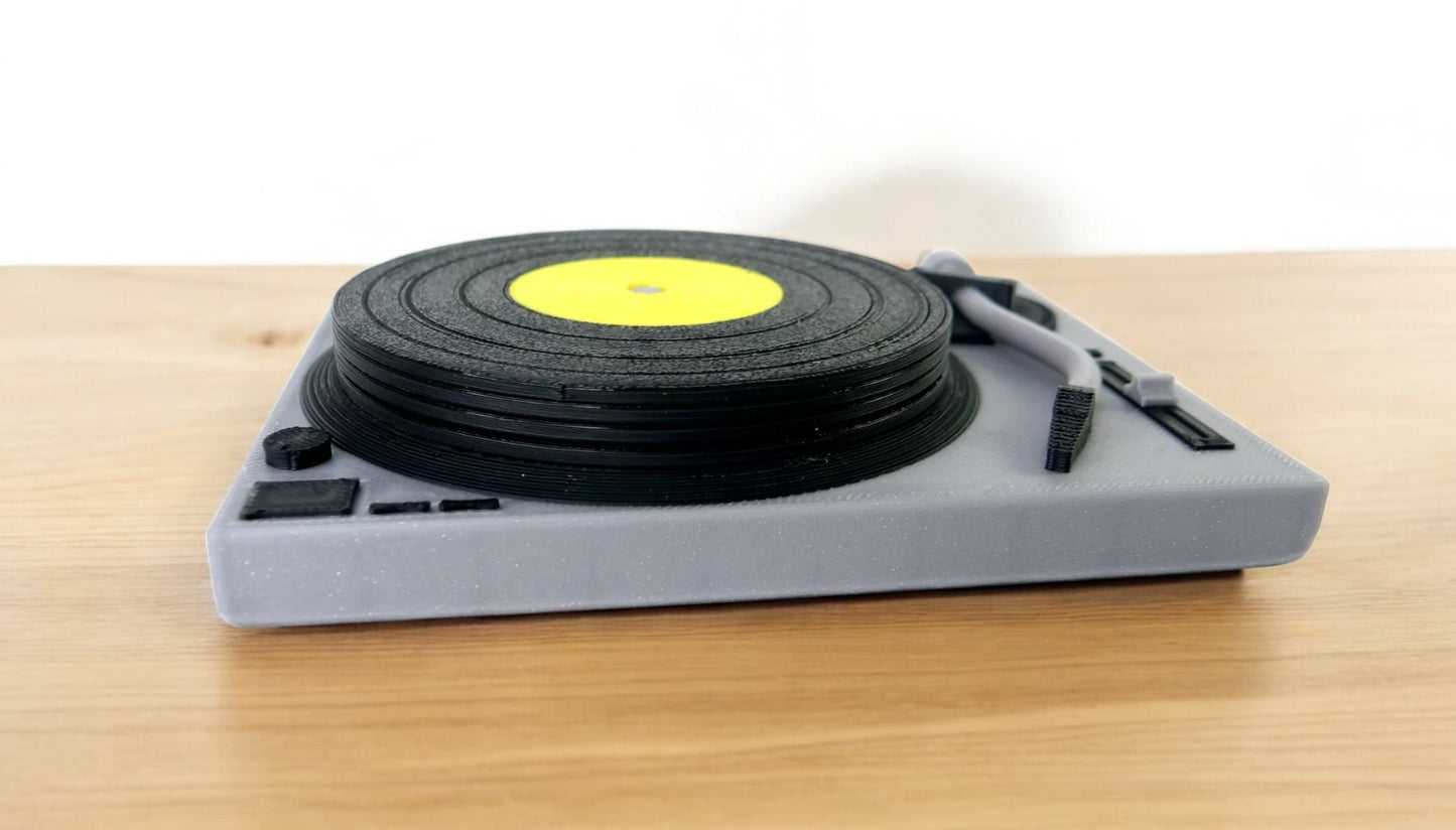 Retro Turntable Coasters - Musical Vibes for Your Drinks!