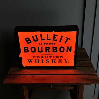 Custom Whiskey Bar Lightbox – Φωτιζόμενο Κουτί Μπαρ