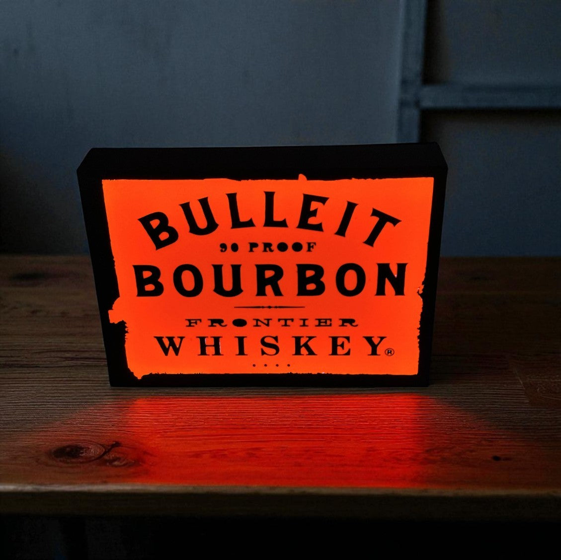 Custom Whiskey Bar Lightbox – Φωτιζόμενο Κουτί Μπαρ