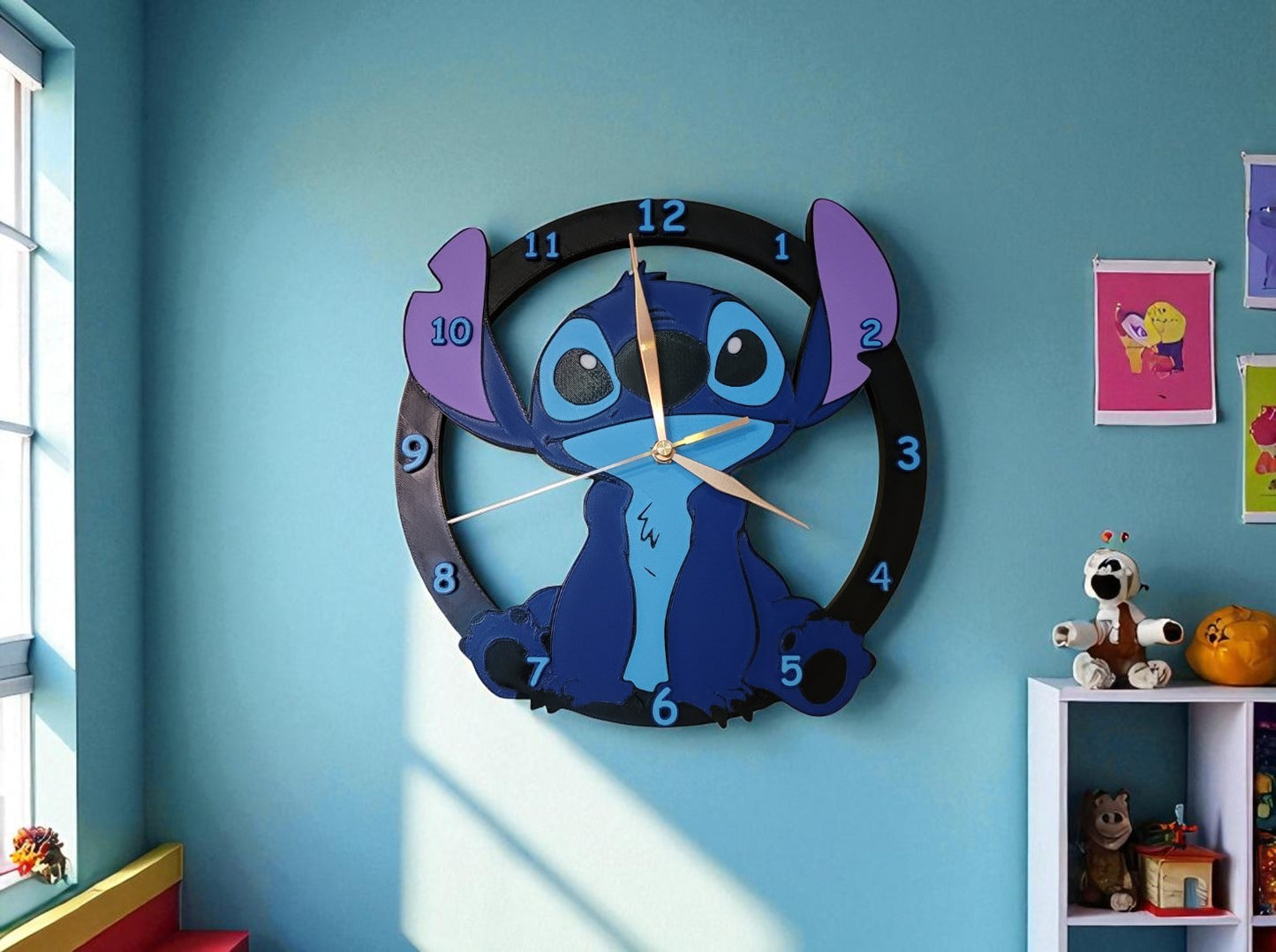 Stitch Wall Clock – Fun & Playful Timepiece