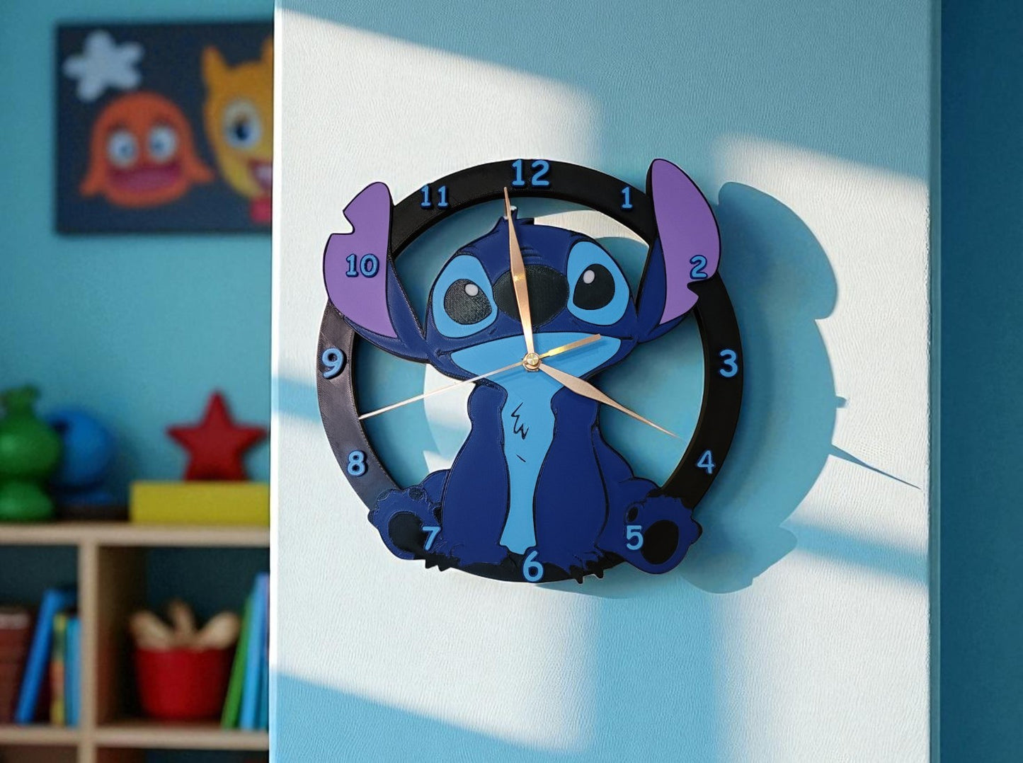 Stitch Wall Clock – Fun & Playful Timepiece