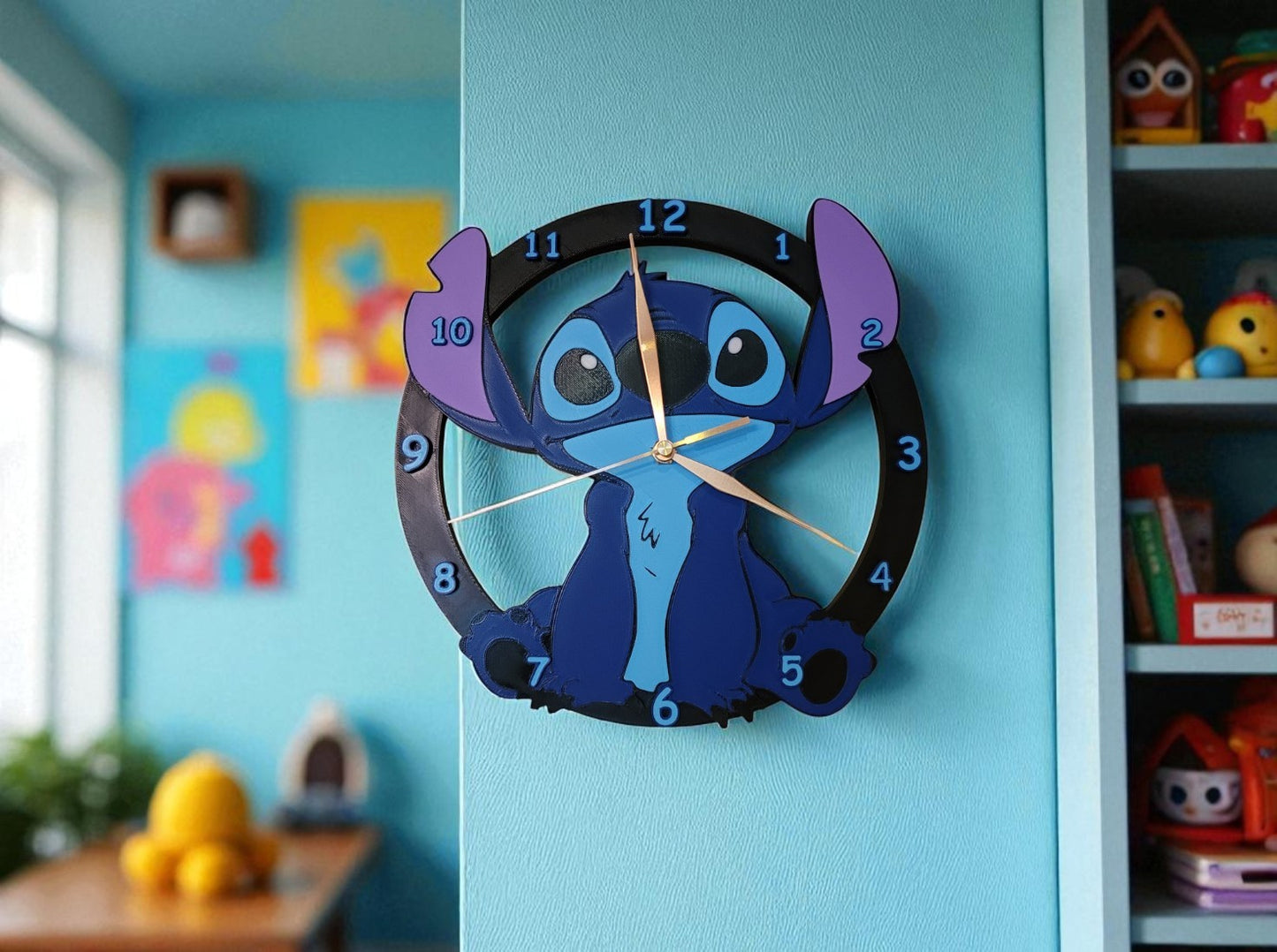 Stitch Wall Clock – Fun & Playful Timepiece