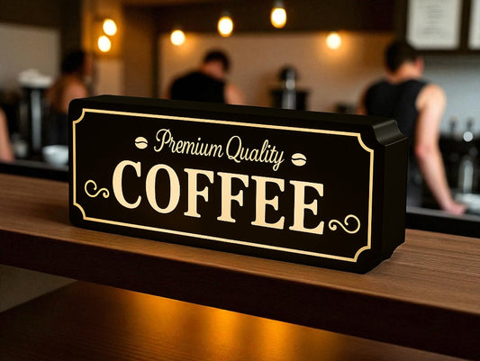 Coffee Bar Sign Lamp