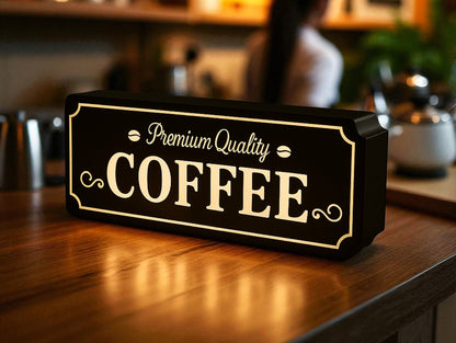 Coffee Bar Sign Lamp