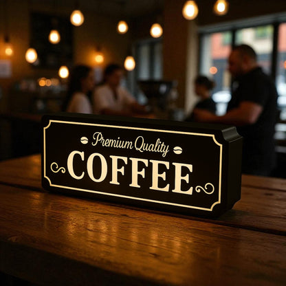 Coffee Bar Sign Lamp