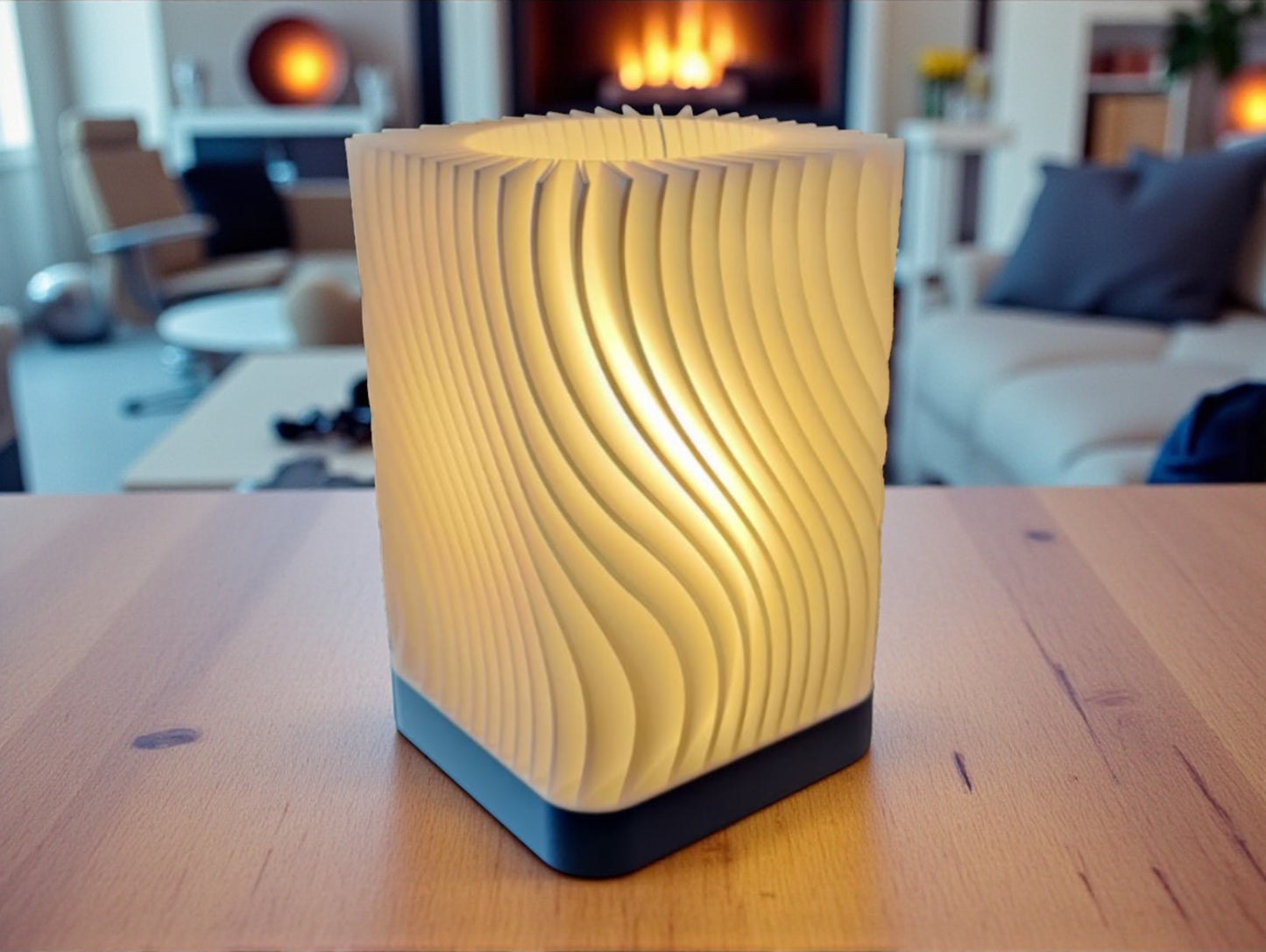 Επιτραπέζιο Φωτιστικό WaveGlow – Μοντέρνος Διακοσμητικός Φωτισμός
