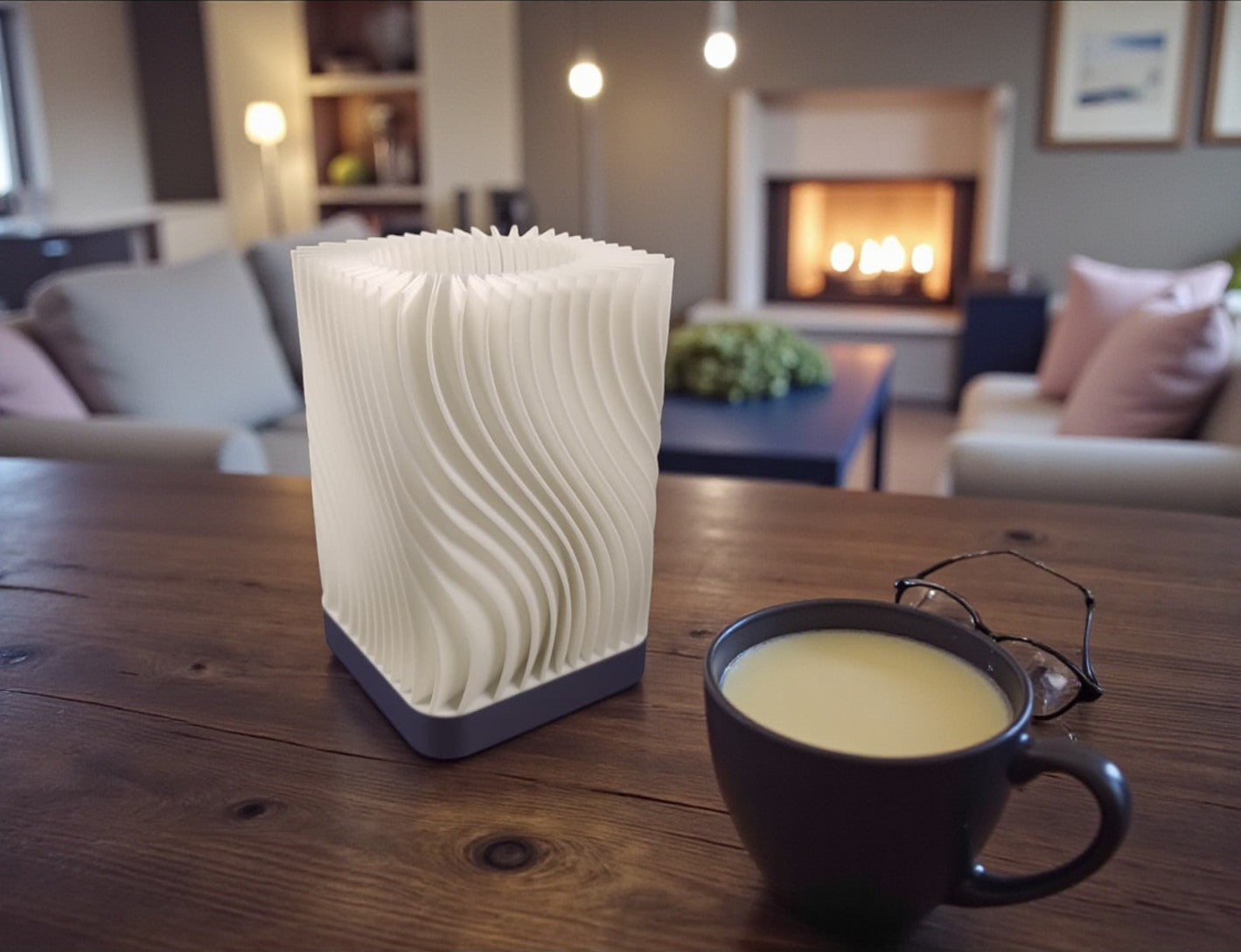 Επιτραπέζιο Φωτιστικό WaveGlow – Μοντέρνος Διακοσμητικός Φωτισμός