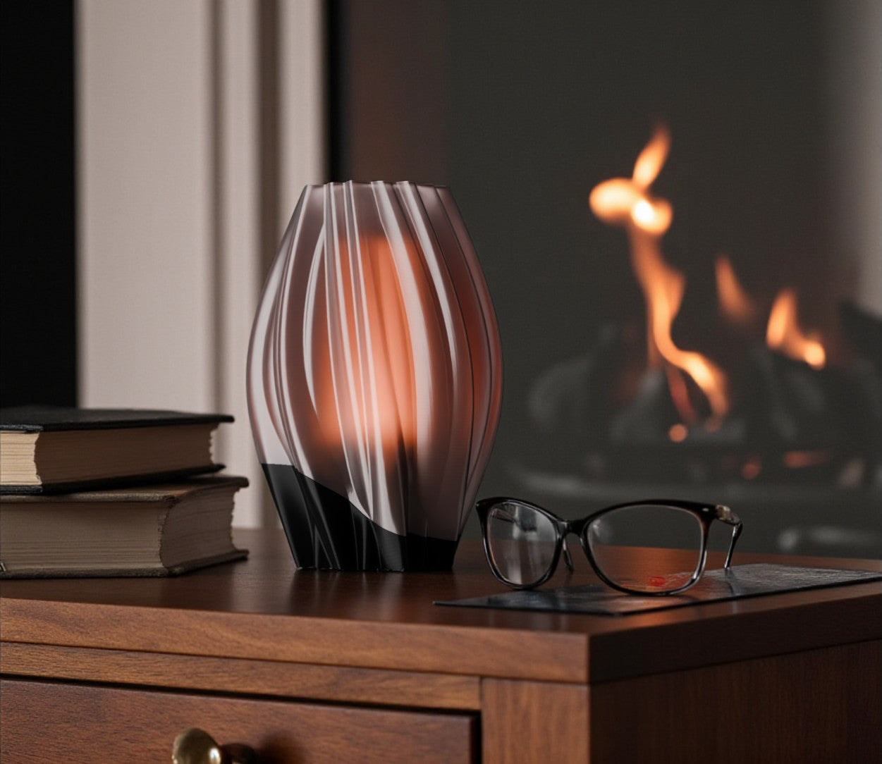 Φωτιστικό Επιτραπέζιο Twist Glow – Μοντέρνος Διακοσμητικός Φωτισμός με LED σε πολλούς χρωματικούς συνδυασμούς