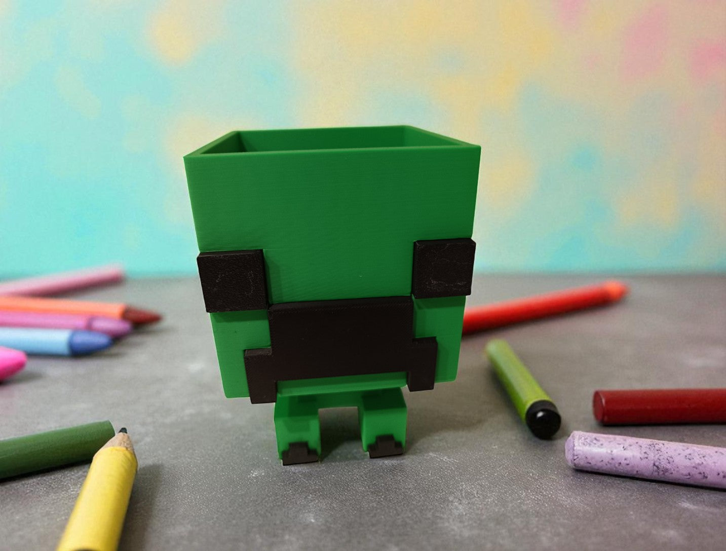Μολυβοθήκη Minecraft Creeper – Το πιο εικονικό mob στο γραφείο σου!