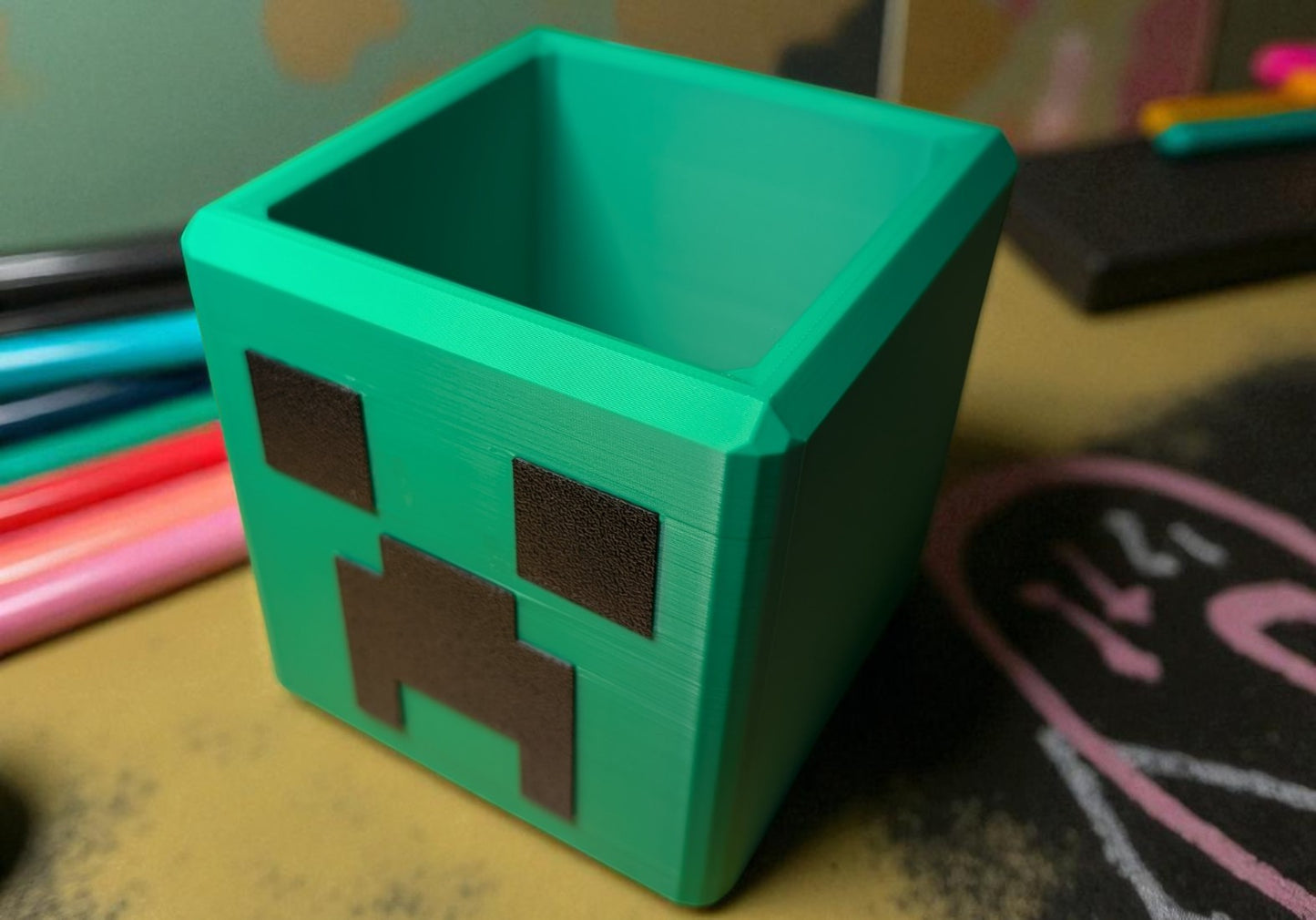 Μολυβοθήκη Minecraft Creeper Cube – Το απόλυτο block στο γραφείο σου!