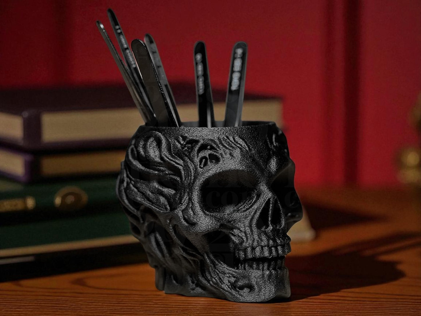 Μολυβοθήκη Skull – Σκοτεινά cool vibes στο γραφείο σου