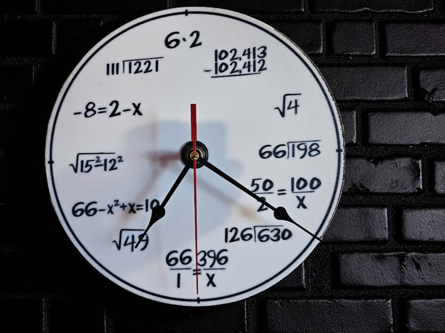 Math Genius Ρολόι Τοίχου