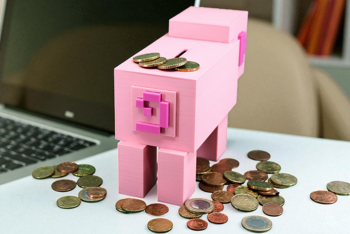 Κουμπαράς Minecraft Piggy – Το πιο γλυκό γουρουνάκι για τις οικονομίες σου