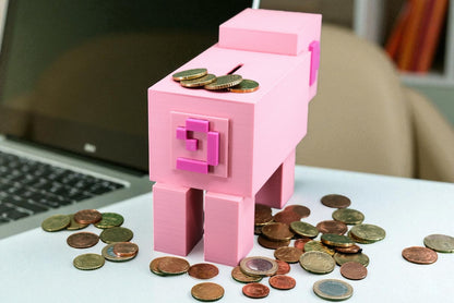 Κουμπαράς Minecraft Piggy – Το πιο γλυκό γουρουνάκι για τις οικονομίες σου