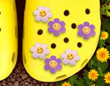 🌼 Croc Charm "Smiley Flower"