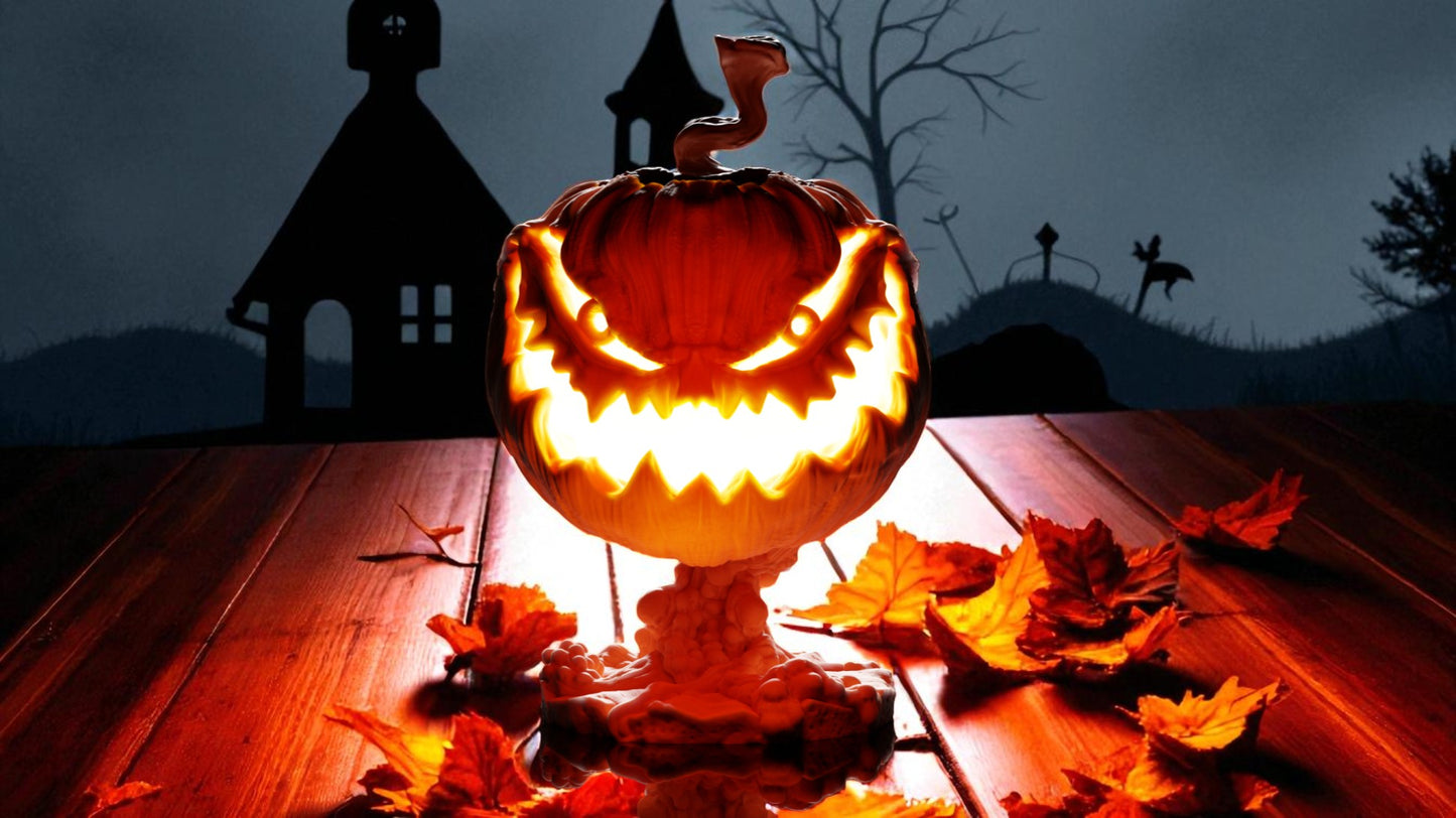 Φωτιστικό Κολοκύθα Halloween – Διακοσμητικό Φως  για Απόλυτη Spooky Ατμόσφαιρα