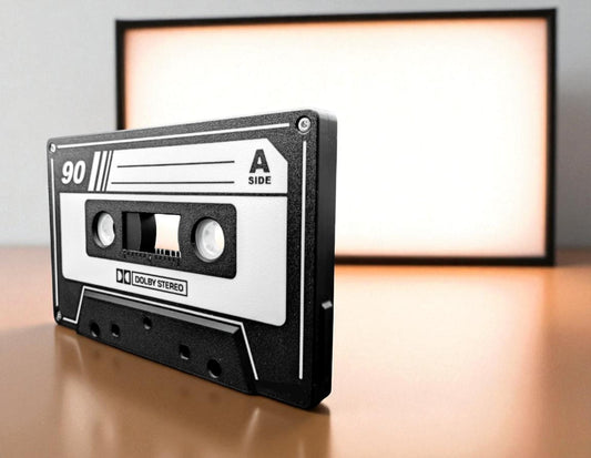 Cassette Tape Retro Lightbox – 90’s Music Vibes