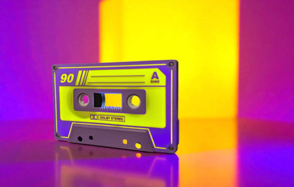Cassette Tape Retro Lightbox – 90’s Music Vibes