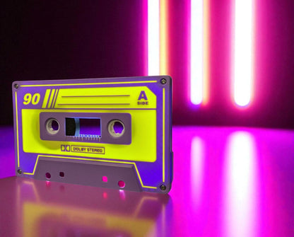 Cassette Tape Retro Lightbox – 90’s Music Vibes