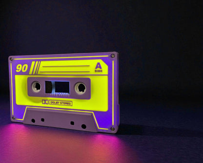 Cassette Tape Retro Lightbox – 90’s Music Vibes