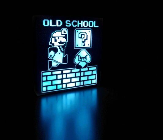 Old School Pixel Lightbox – Retro Gaming Glow