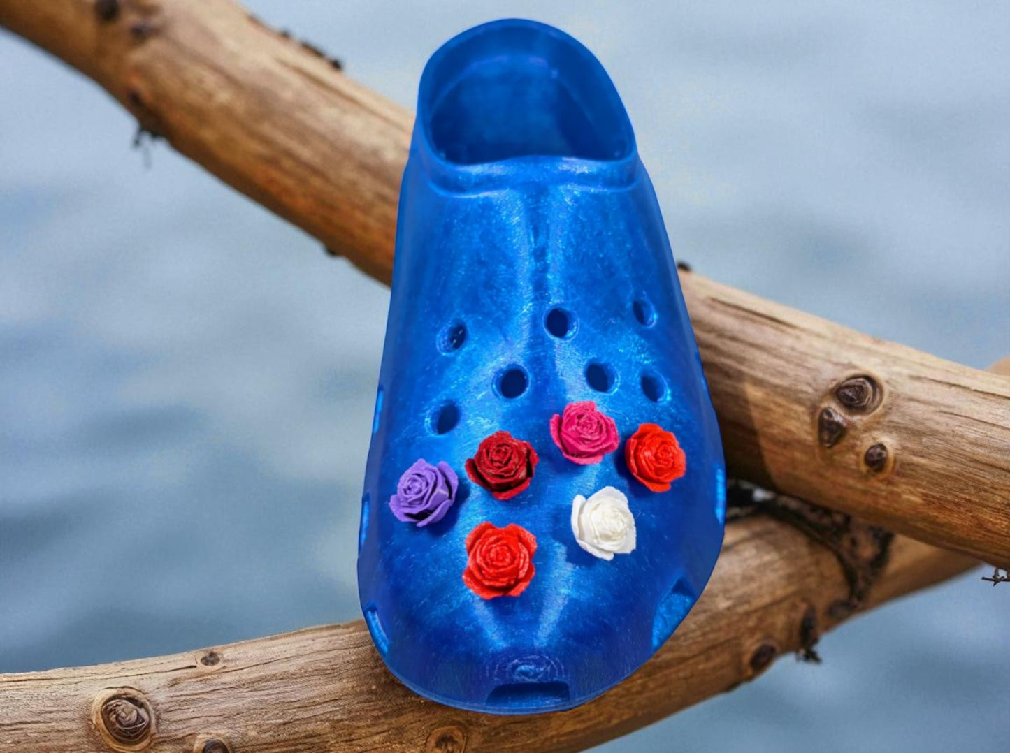🌹 Croc Charm "Rose Bloom"