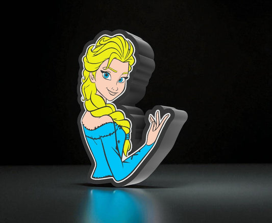 Lightbox – Fan Art Φωτιστικό "Η Έλσα των Πάγων"