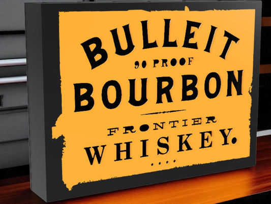 Custom Whiskey Bar Lightbox – Φωτιζόμενο Κουτί Μπαρ