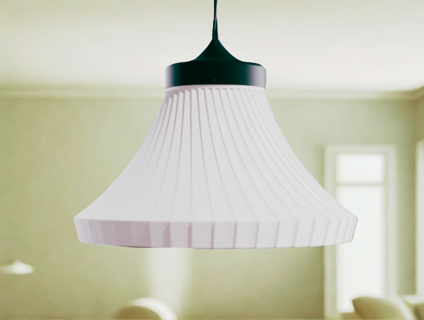 Κρεμαστό Φωτιστικό Πλισέ , Μοντέρνο Minimal Φως Οροφή